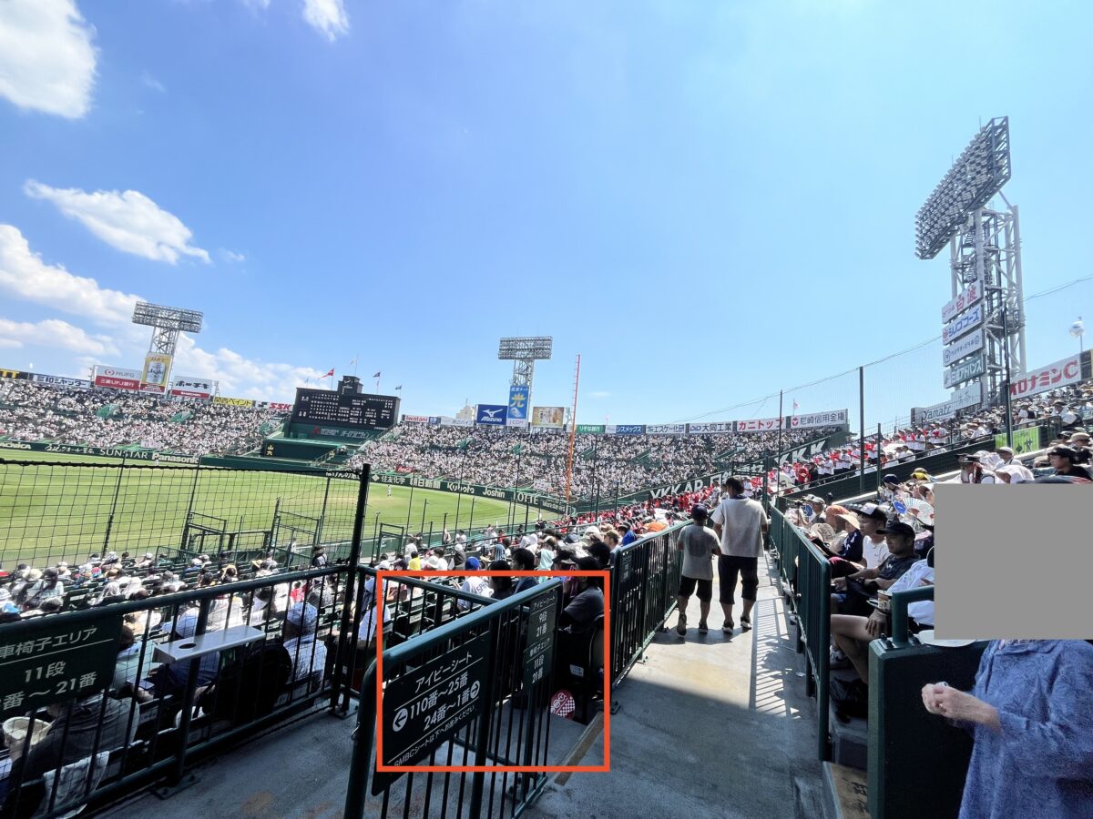 甲子園 銀傘 どこまで